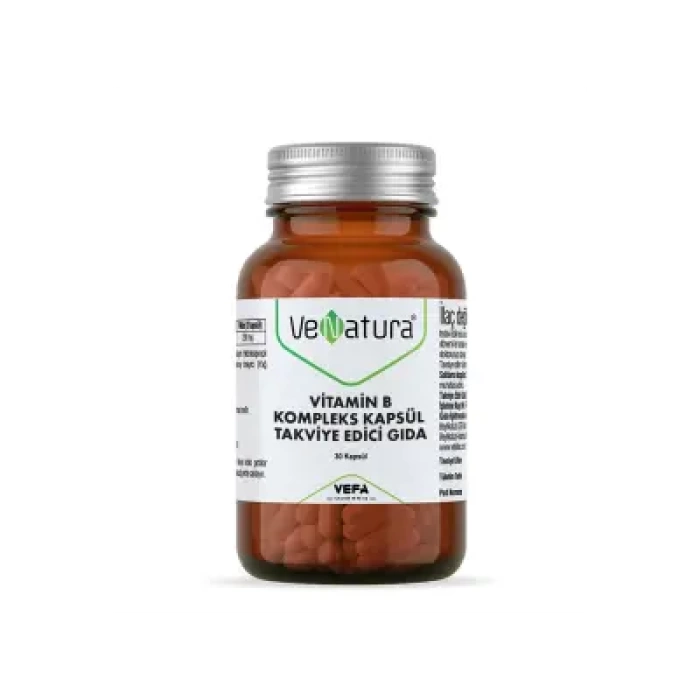 VeNatura Vitamin B Kompleks Kapsül Takviye Edici Gıda 30 Kapsül