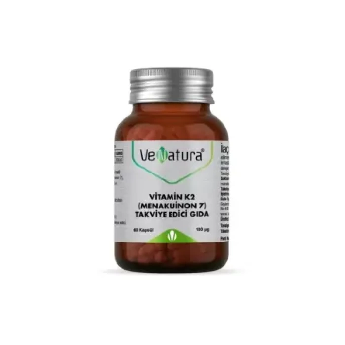 VeNatura Vitamin K2 -Menakuinon 7- Takviye Edici Gıda 60 Kapsül