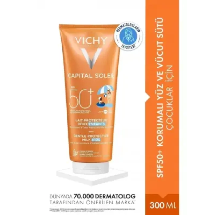 Vichy Capital Soleil Spf 50+ Milk For Children Güneş Sütü 300 ml
