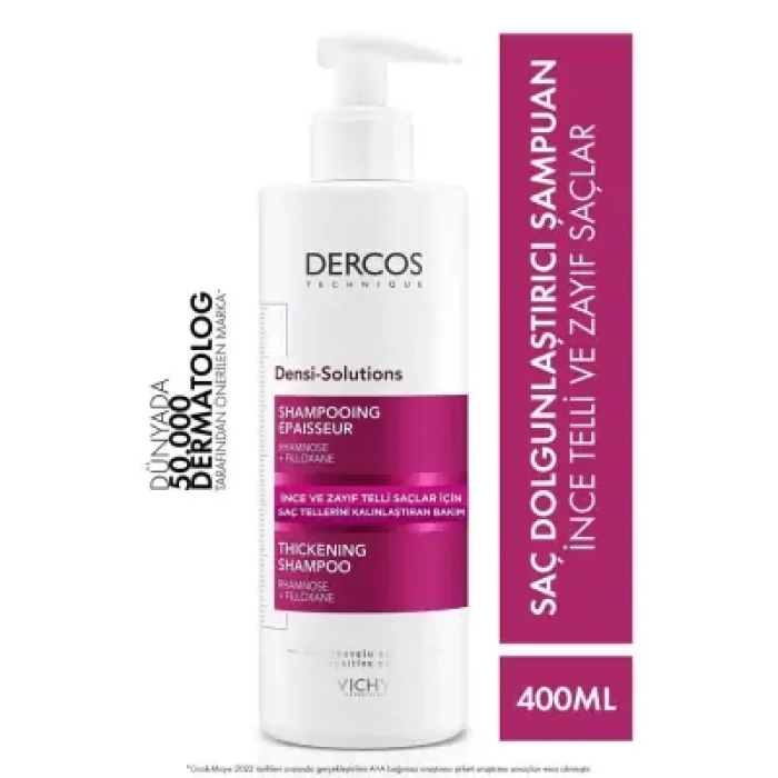 Vichy Dercos Densi-Solution İnce ve Zayıf Saçlar İçin Şampuan 400 ml