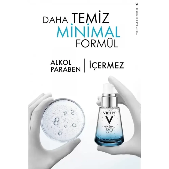Vichy Mineral 89 Nemlendirici Cilt Serumu Hyalüronik Asit ve Termal Su ile Cilde Güç ve Nem Veren Bakım