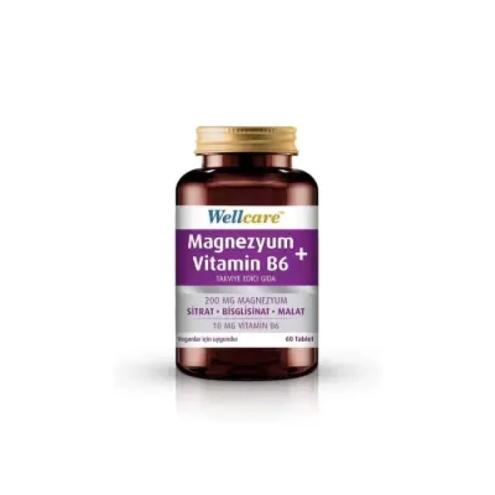 Wellcare Magnezyum B6 Vitamini 60 Tablet