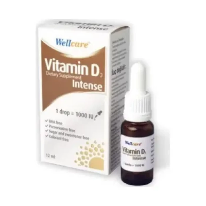Wellcare Vitamin D3 Intense 1000 IU 12 ml