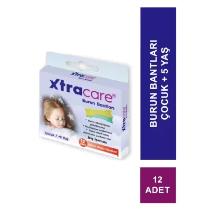 Xtracare Çocuk 5+ Burun Bantları 12 Adet
