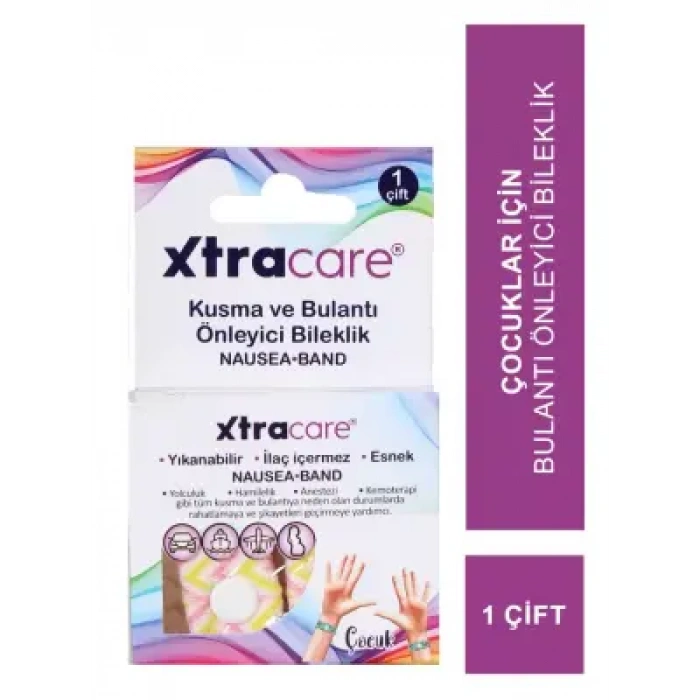 Xtracare Çocuk Kusma ve Bulantı Önleyici Bileklik 1 Çift