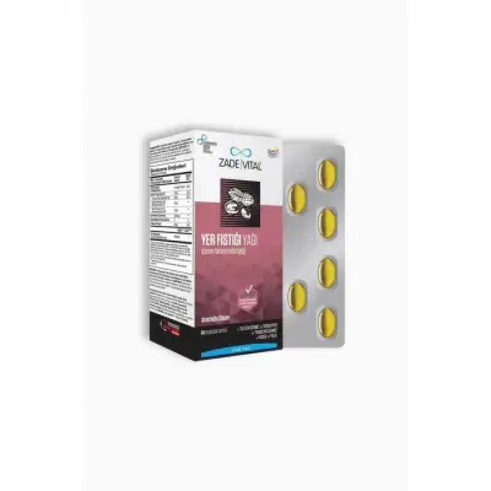 Zade Vital Yer Fıstığı Yağı 60 Yumuşak Kapsül
