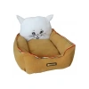 Daisy Kedi Başlıklı Minderli Yatak