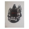 Ebruli Sanat Tasarım Starwars Özel Tasarım Ahşap Duvar Saati
