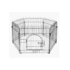 Metal Kedi ve Köpek Çiti 75x75 Siyah