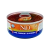 N&D Pumpkın Kedi Konserve Kuzu, Balkabağı&Yaban Mersini 70 gr