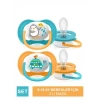 Philips Avent Ultra Air Animals Erkek 6-18 Ay 2li Emzik -SCF080/07-