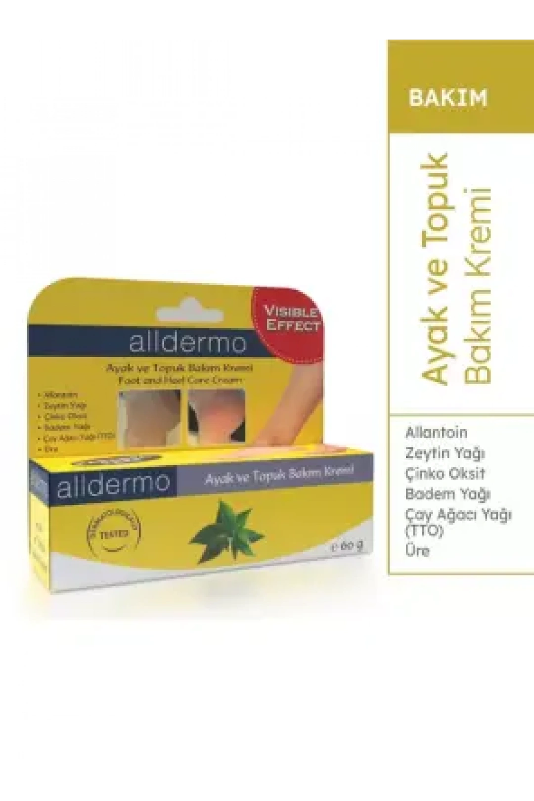 Alldermo Ayak Bakım & Topuk Çatlak Kremi 60 gr