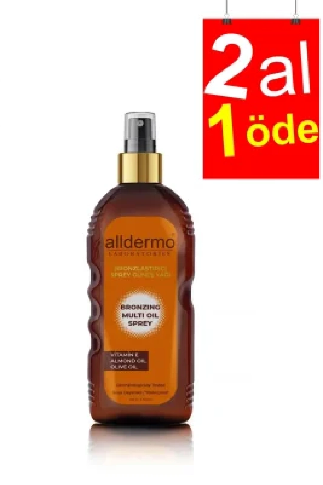 Alldermo Bronzlaştırıcı Sprey Güneş Yağı 200 ml - 2AL1ÖDE