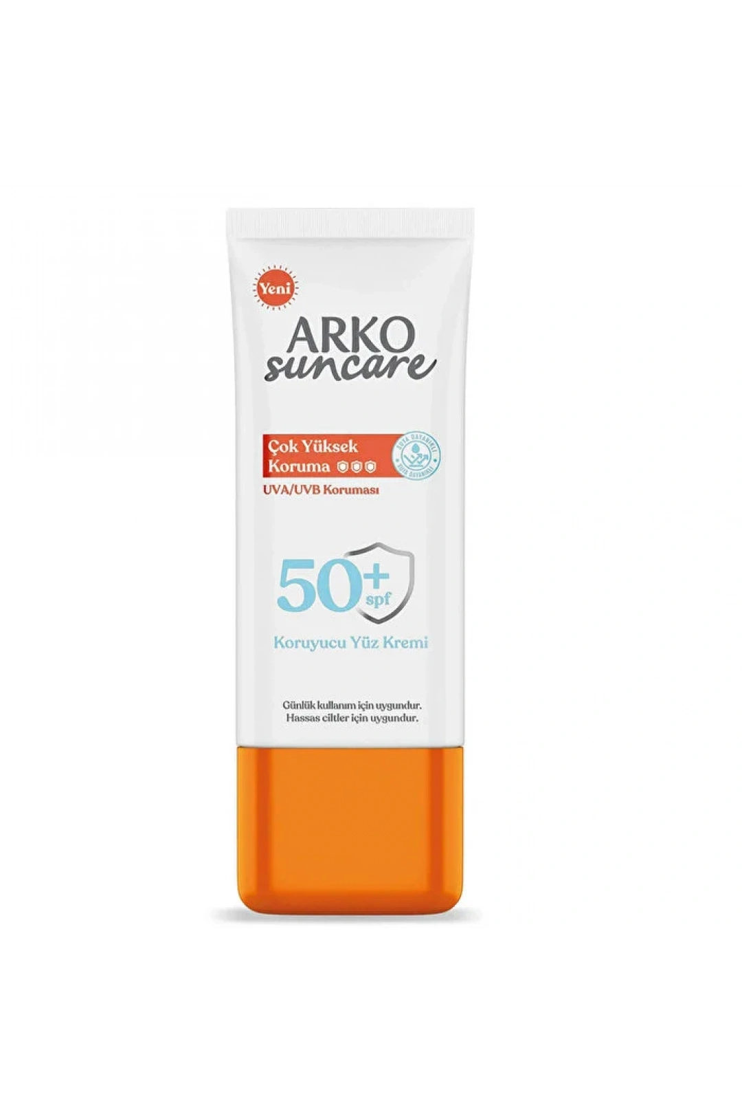 Arko Suncare Spf50 Çok Yüksek Korumalı Yüz Güneş Kremi 50 ml