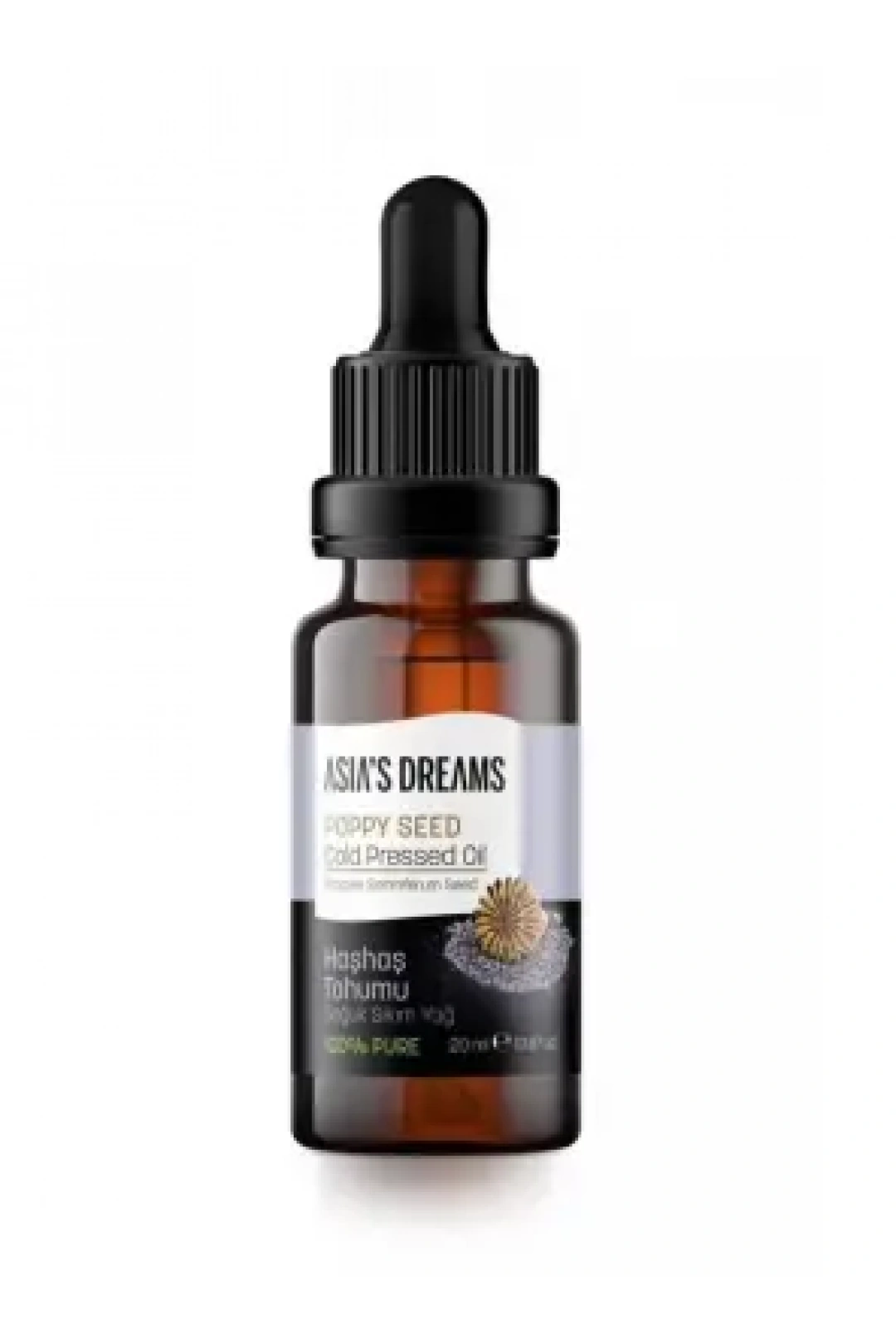Asias Dreams Haşhaş Tohumu Soğuk Sıkım Yağ 20ml
