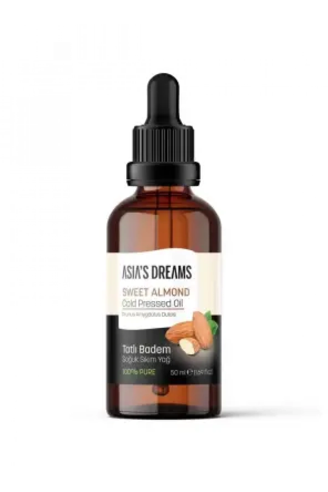 Asias Dreams Tatlı Badem Soğuk Sıkım Yağ 50ml
