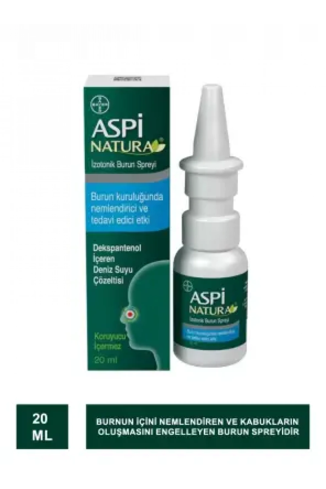 Aspi Natura İzotonik Burun Spreyi 20 ml