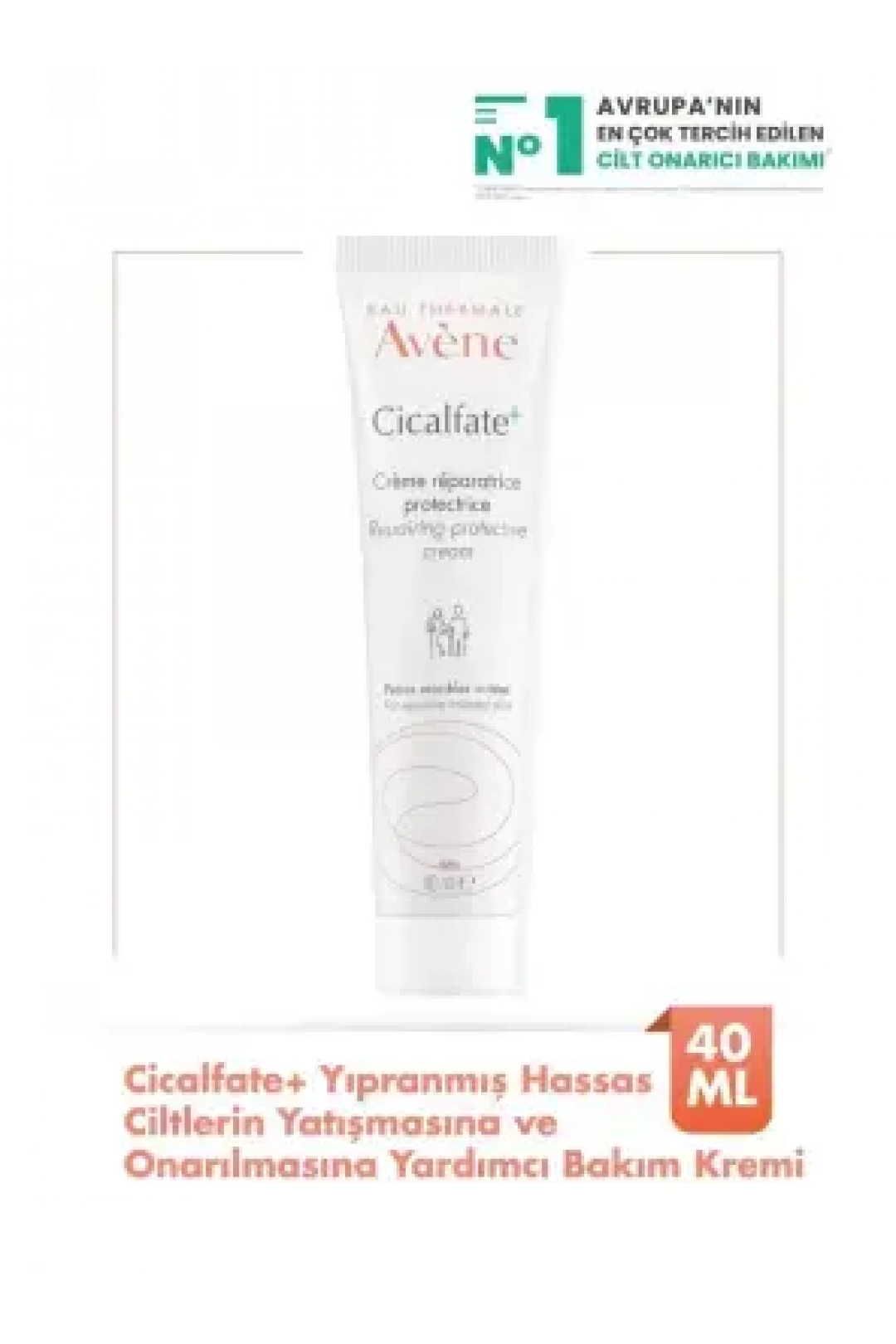 Avene Cicalfate+ Yıpranmış Hassas Ciltlerin Yatışmasına ve Onarılmasına Yardımcı Bakım Kremi 40 ml