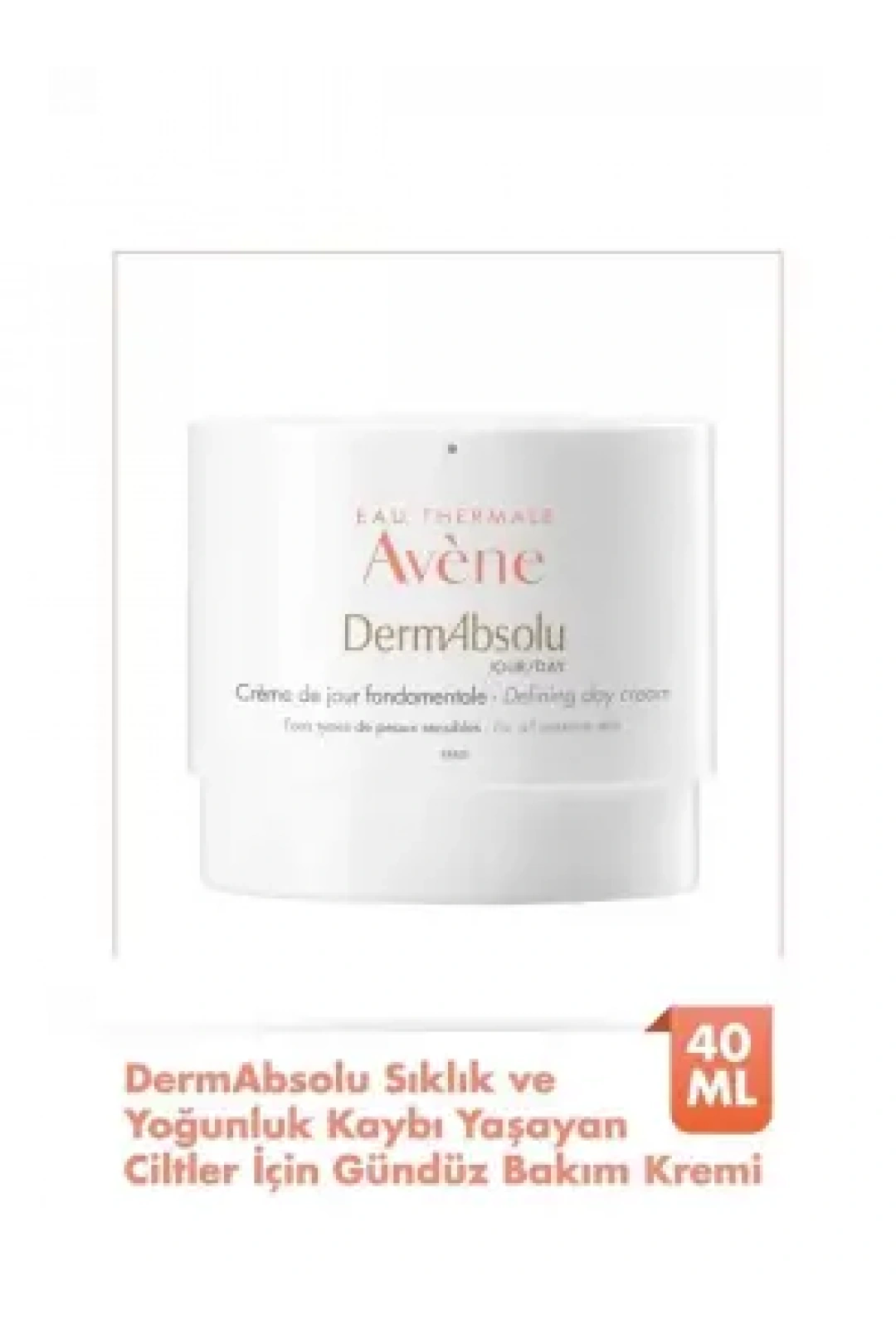 Avene DermAbsolu Sıklık ve Yoğunluk Kaybı Yaşayan Ciltler İçin Gündüz Bakım Kremi 40 ml