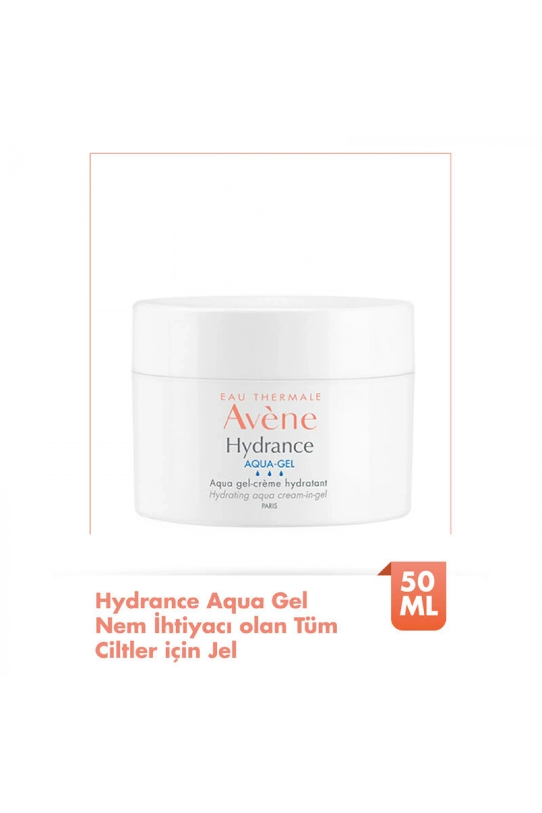 Avene Hydrance Aqua Gel Nem İhtiyacı olan Tüm Ciltler için Jel 50 ml