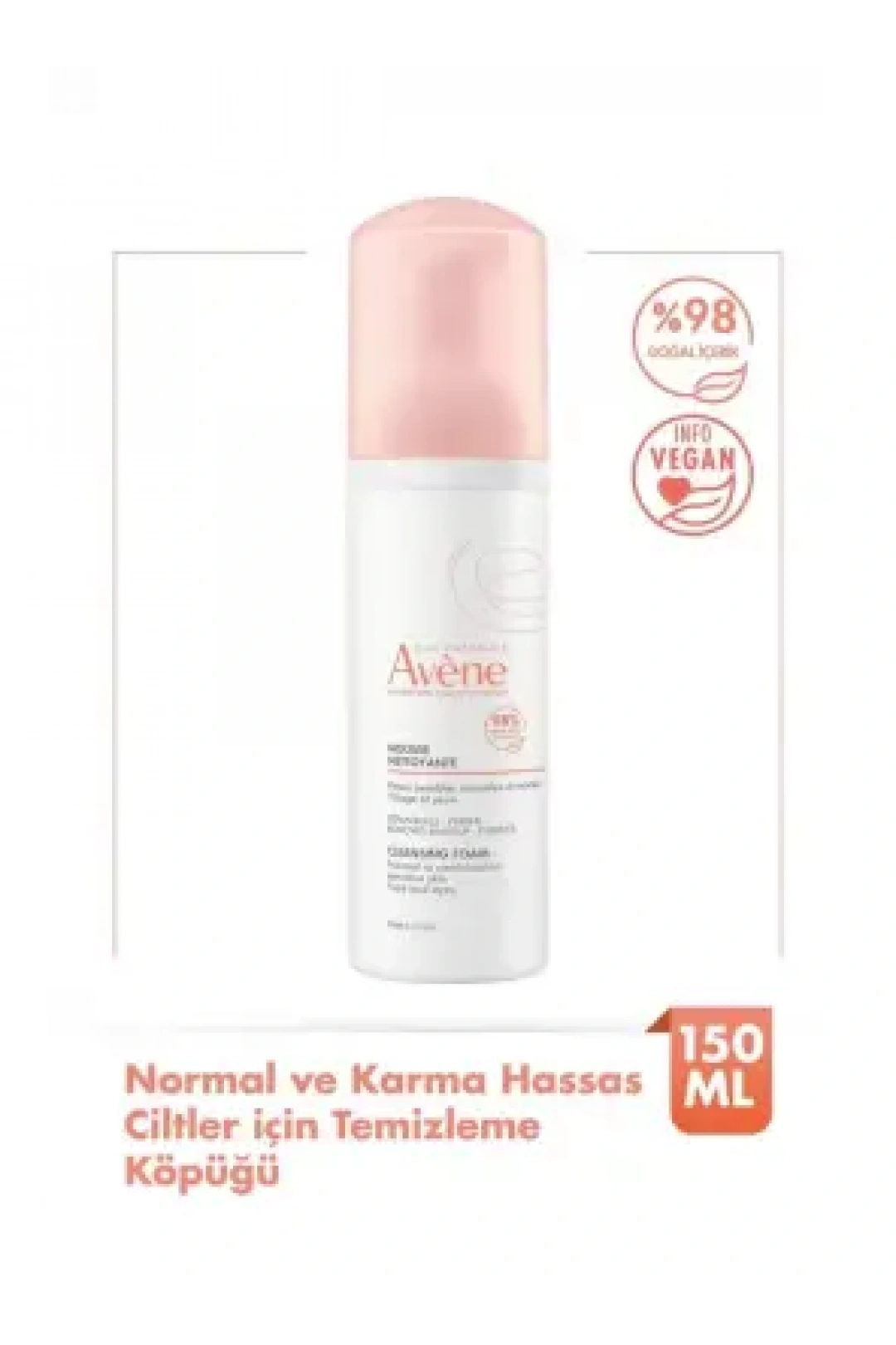Avene Mousse Nettoyant Cleansing Foam 150 ml Temizleme Köpüğü