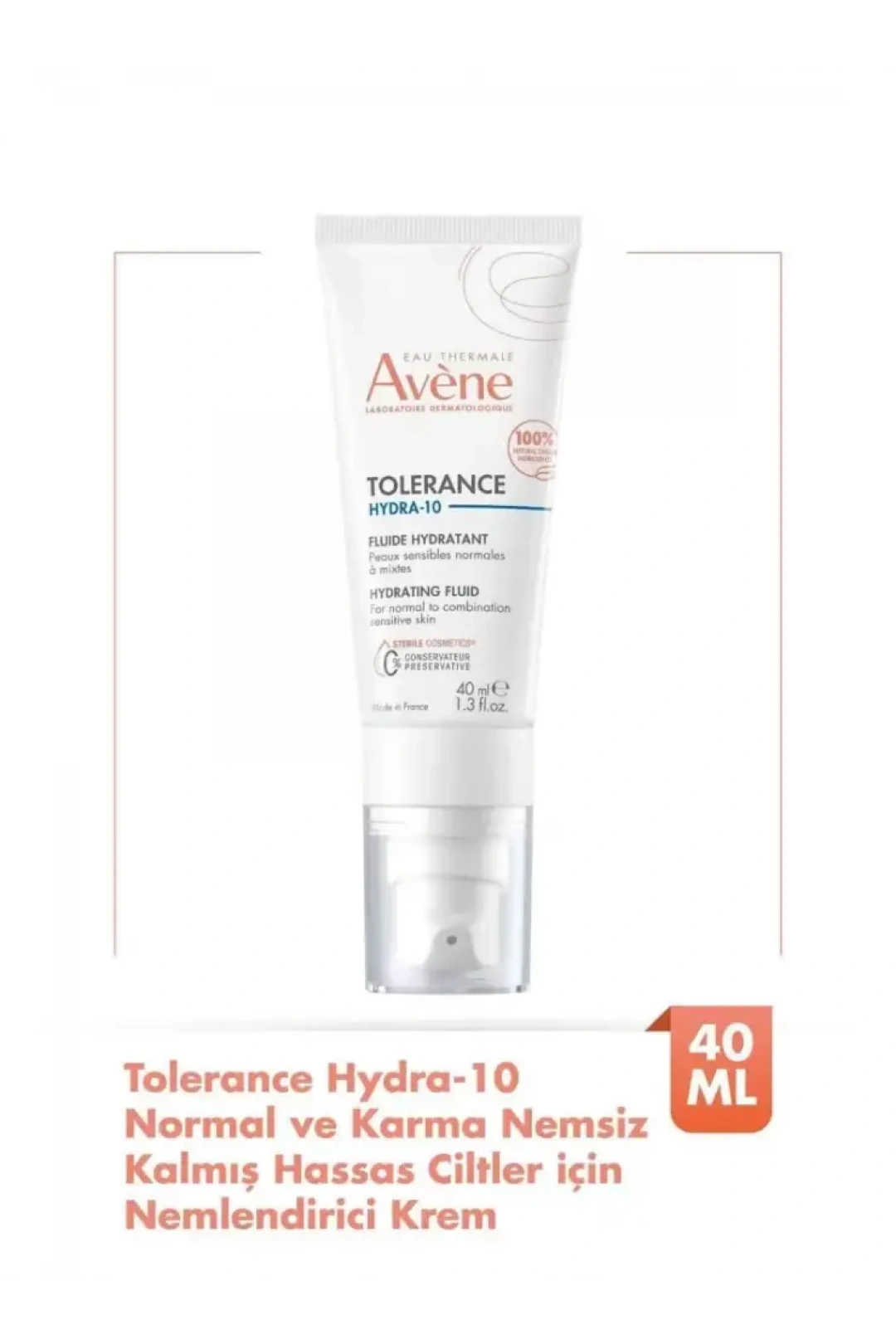 Avene Tolerance Hydra-10 Normal ve Karma Nemsiz Kalmış Hassas Ciltler için Nemlendirici Krem