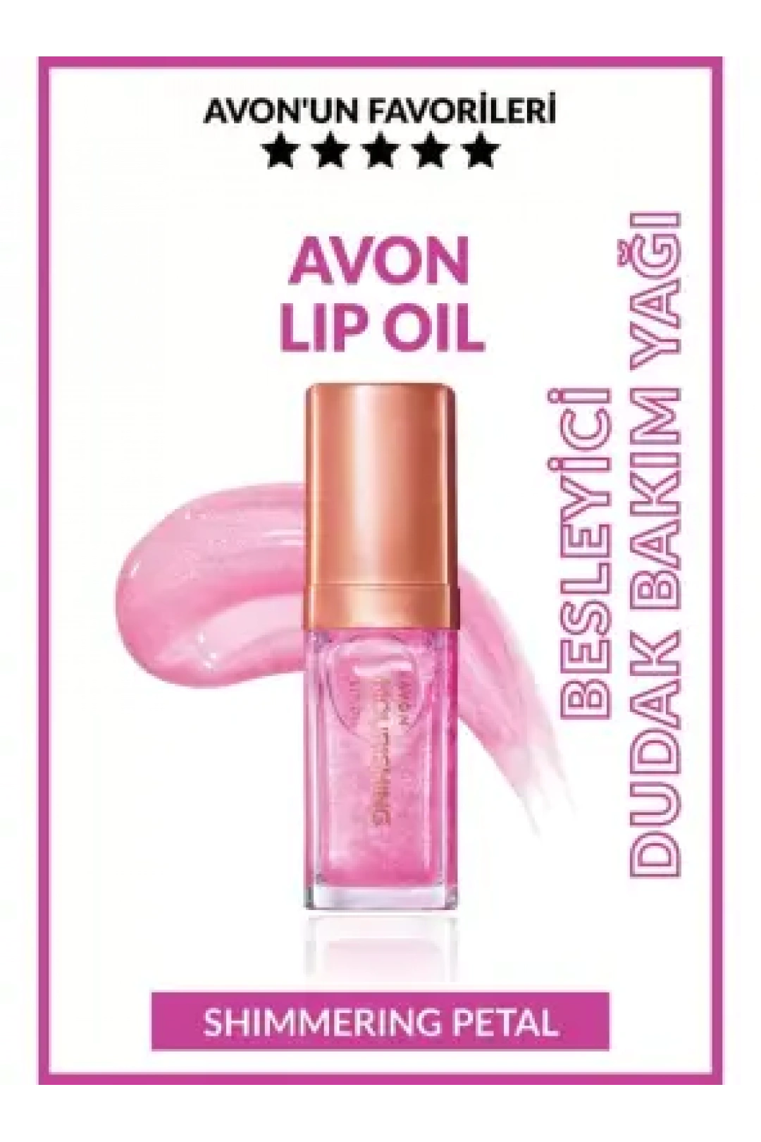 Avon True Nourishing Lip Oil Dudak Bakım Yağı - Shimmering Petal -