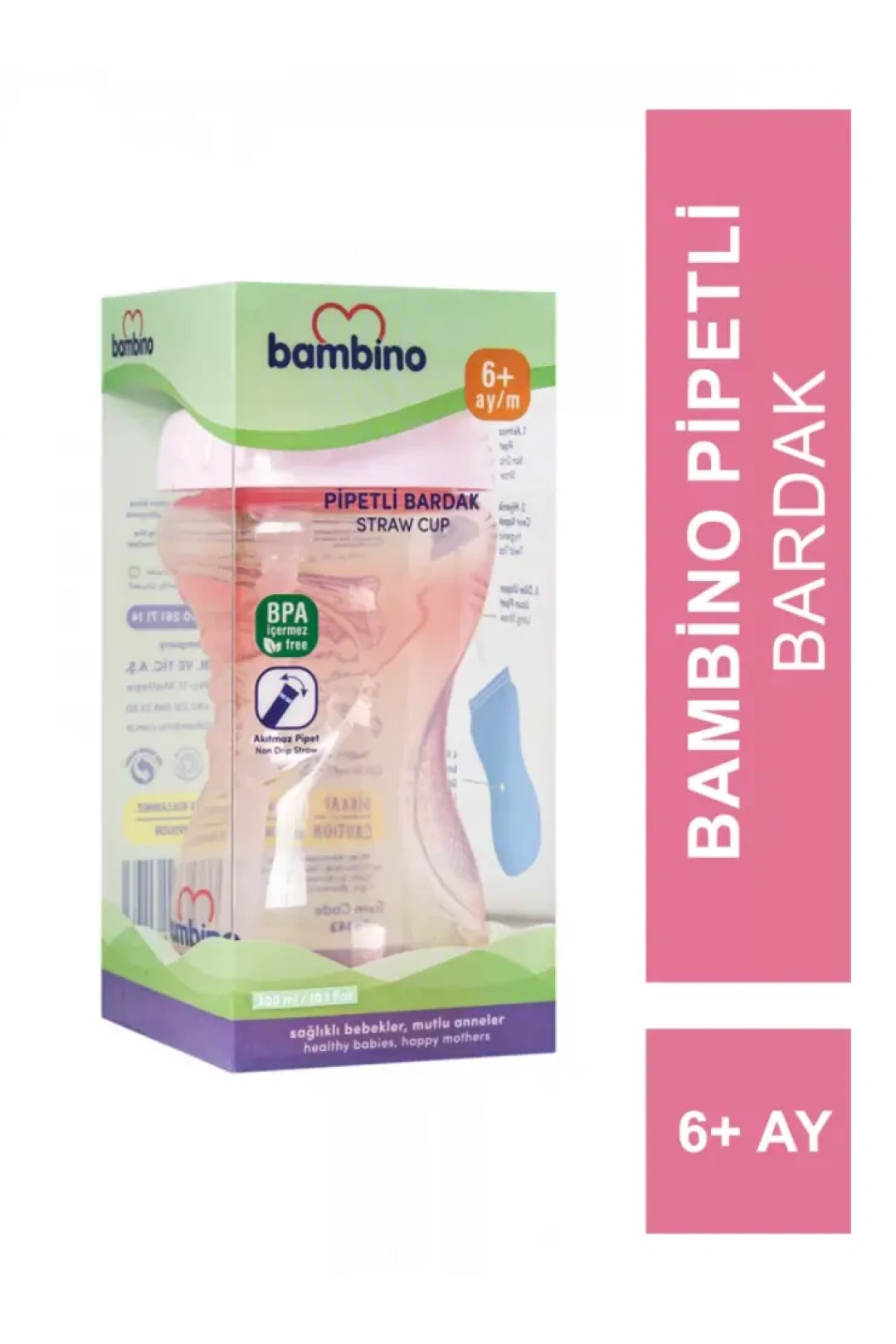 Bambino Pipetli Bardak 6+ Ay - P6143 -