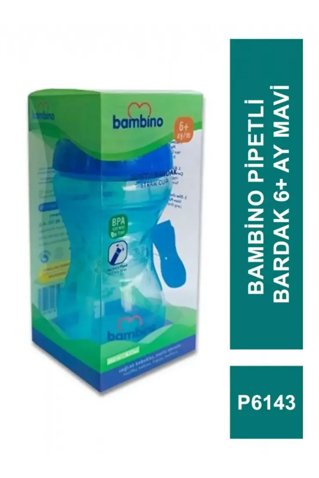 Bambino Pipetli Bardak 6+ Ay - P6143 -