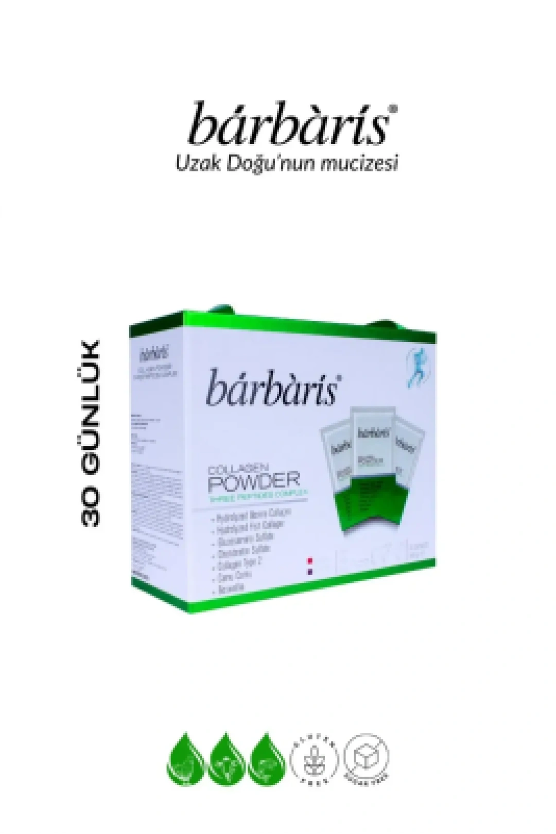 Barbaris Collagen Powder Three Peptıdes Complex 30 Saşe