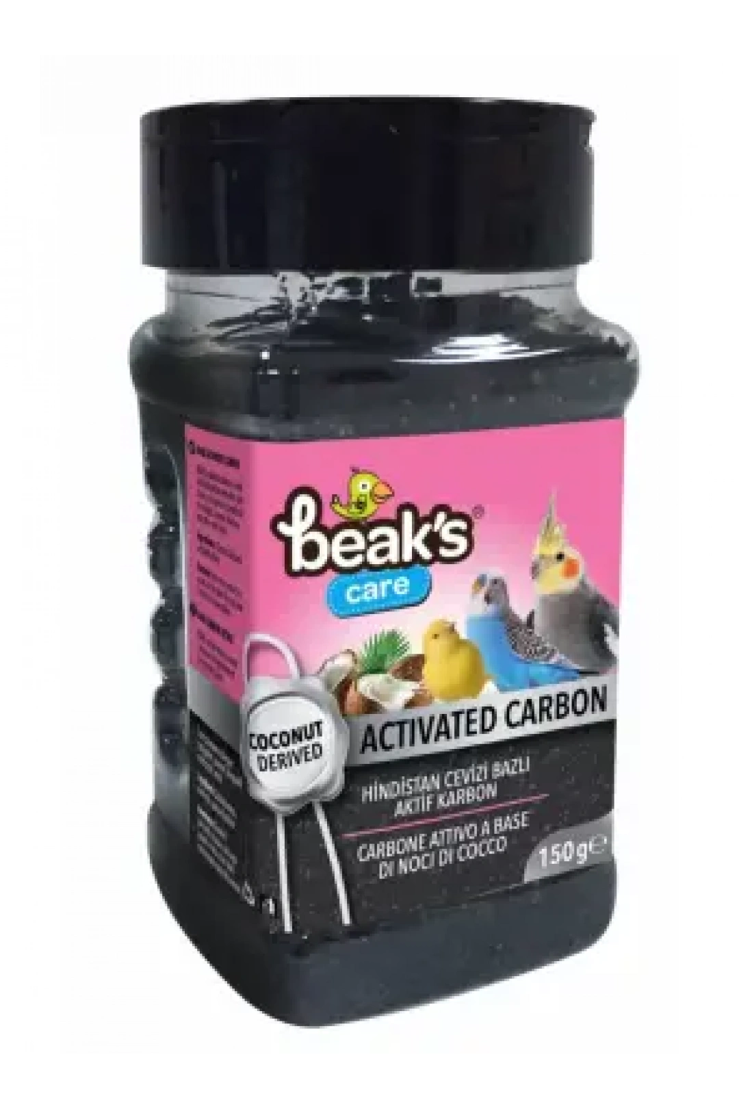 Beaks Hindistan Cevizi Bazlı Aktif Karbon Kuş Kumu