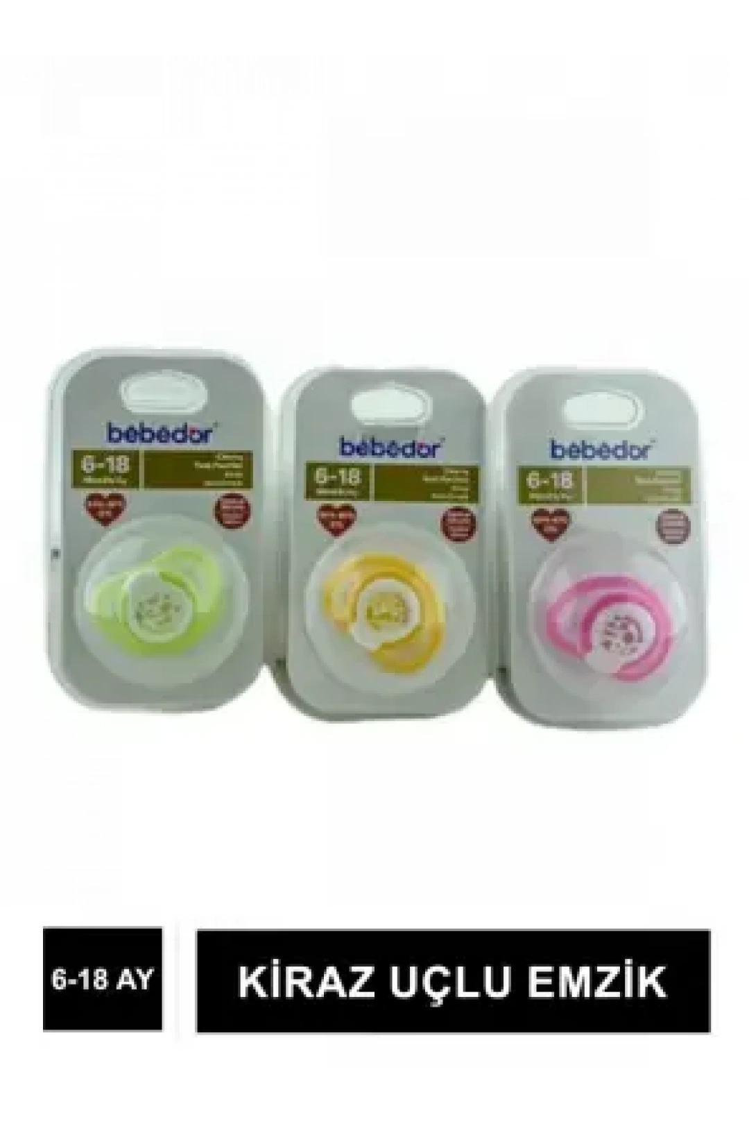 Bebedor Kiraz Uç Emzik Cherry No:2 6-18Ay -102-