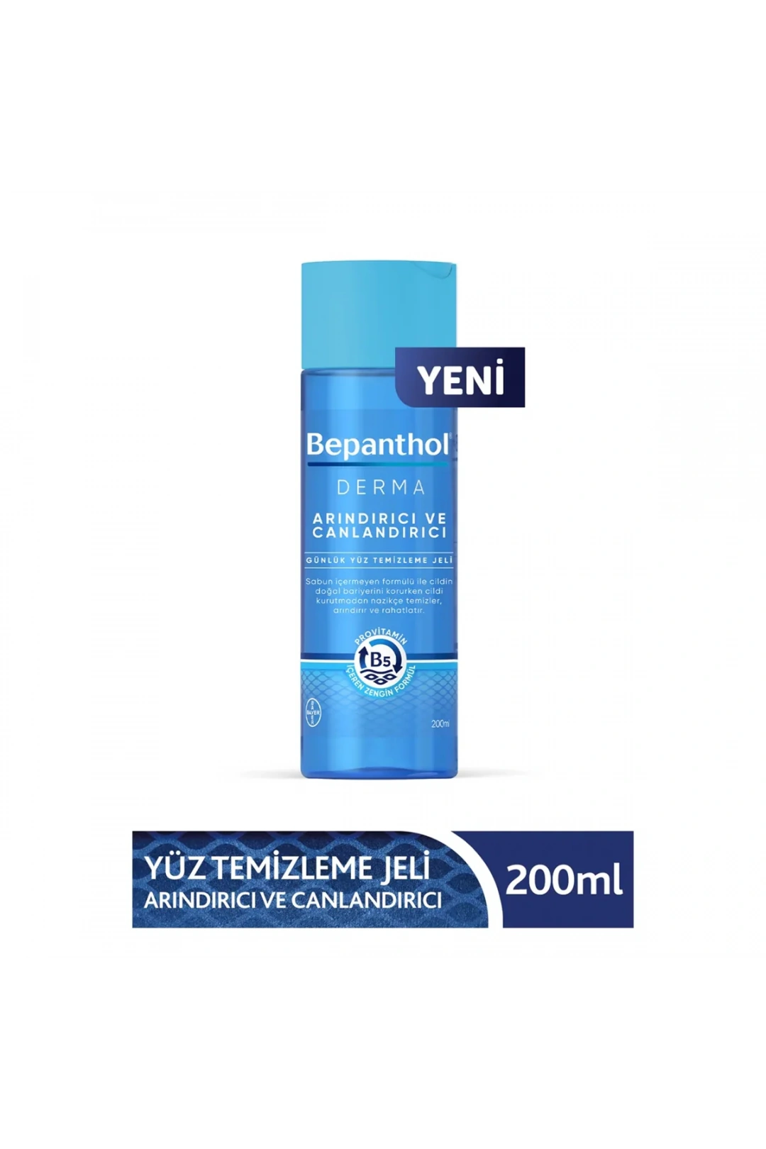 Bepanthol Derma Yüz Temizleme Jeli Arındırıcı 200 ml