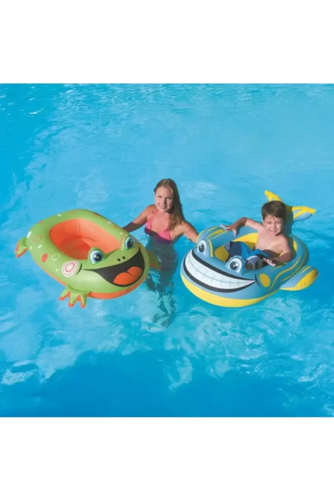 Bestway Kurbağa & Balık Çocuk Botu 99x66 cm - 34085 -