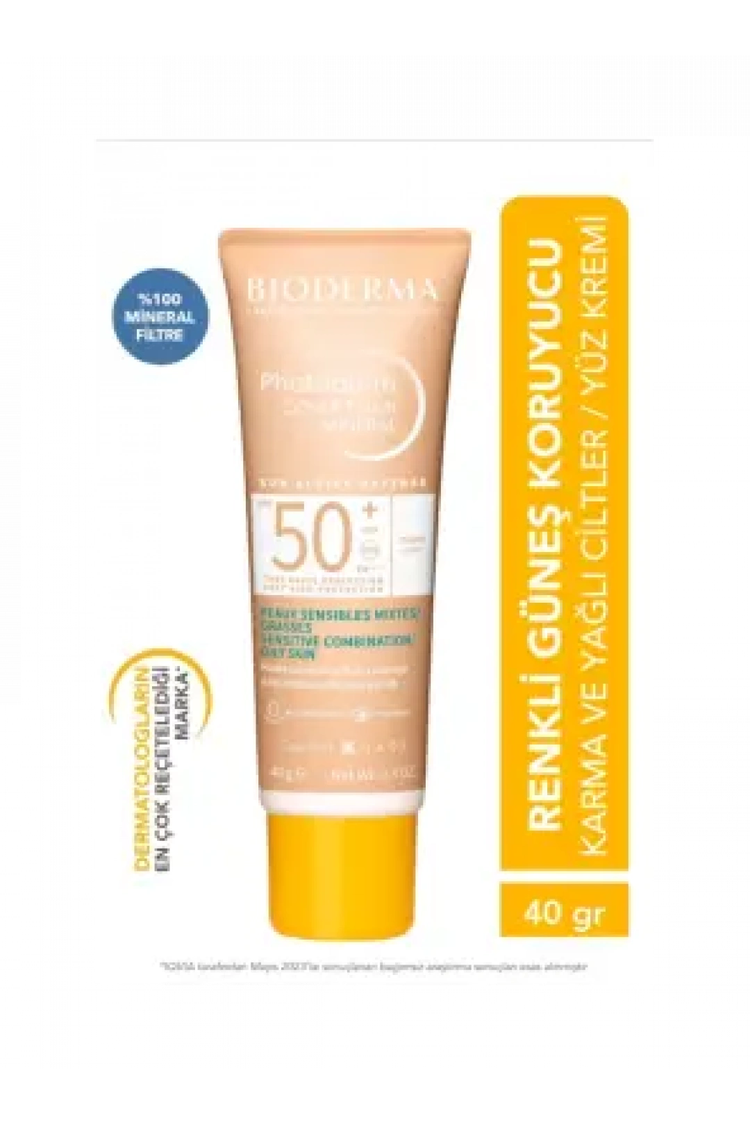 Bioderma Photoderm Cover Touch Mineral SPF50+ Very Light 40 ml