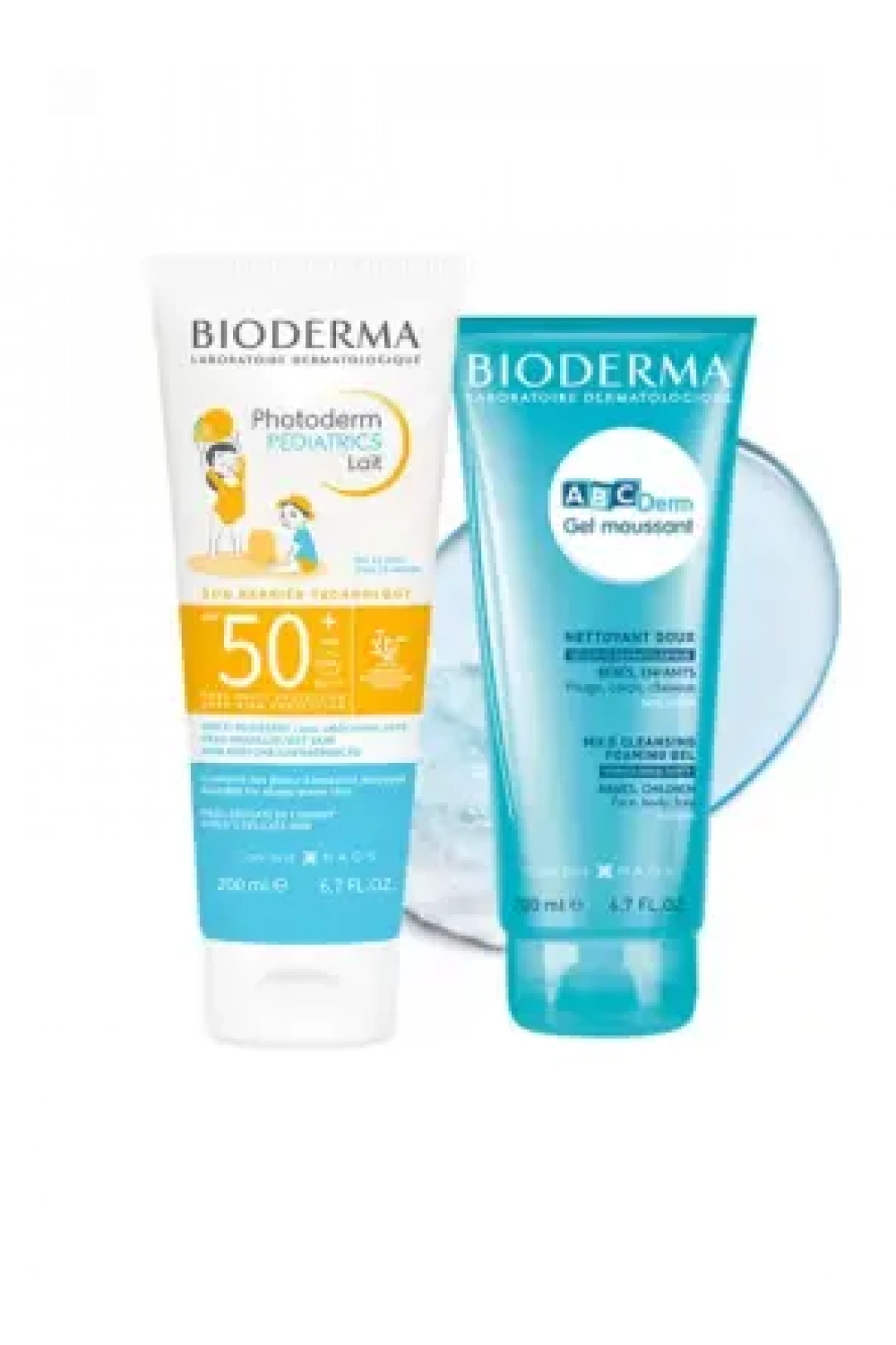 Bioderma Photoderm Pediatrics Lait Spf50+ 200ml + Bioderma ABCDerm Foaming Gel 200ml | Bebek ve Çocuk Bakım Seti