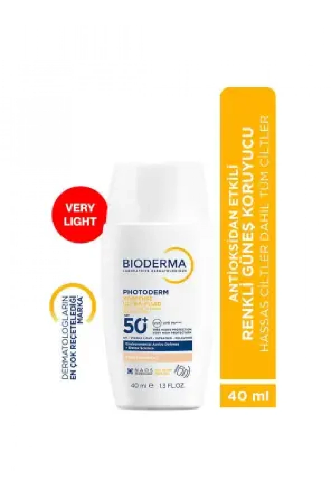 Bioderma Photoderm XDefense Ultra-Fluid SPF50+ 40 ml - Very Light