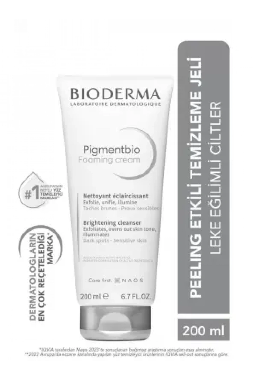 Bioderma Pigmentbio Foaming Cream Cleanser Temizleme jeli 200 ml