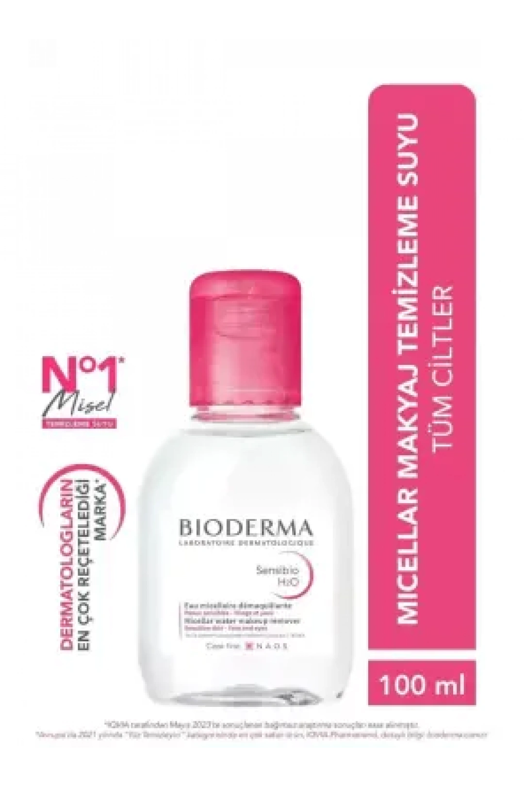 Bioderma Sensibio H2O Cilt ve Makyaj Temizleme Misel Suyu 100 ml