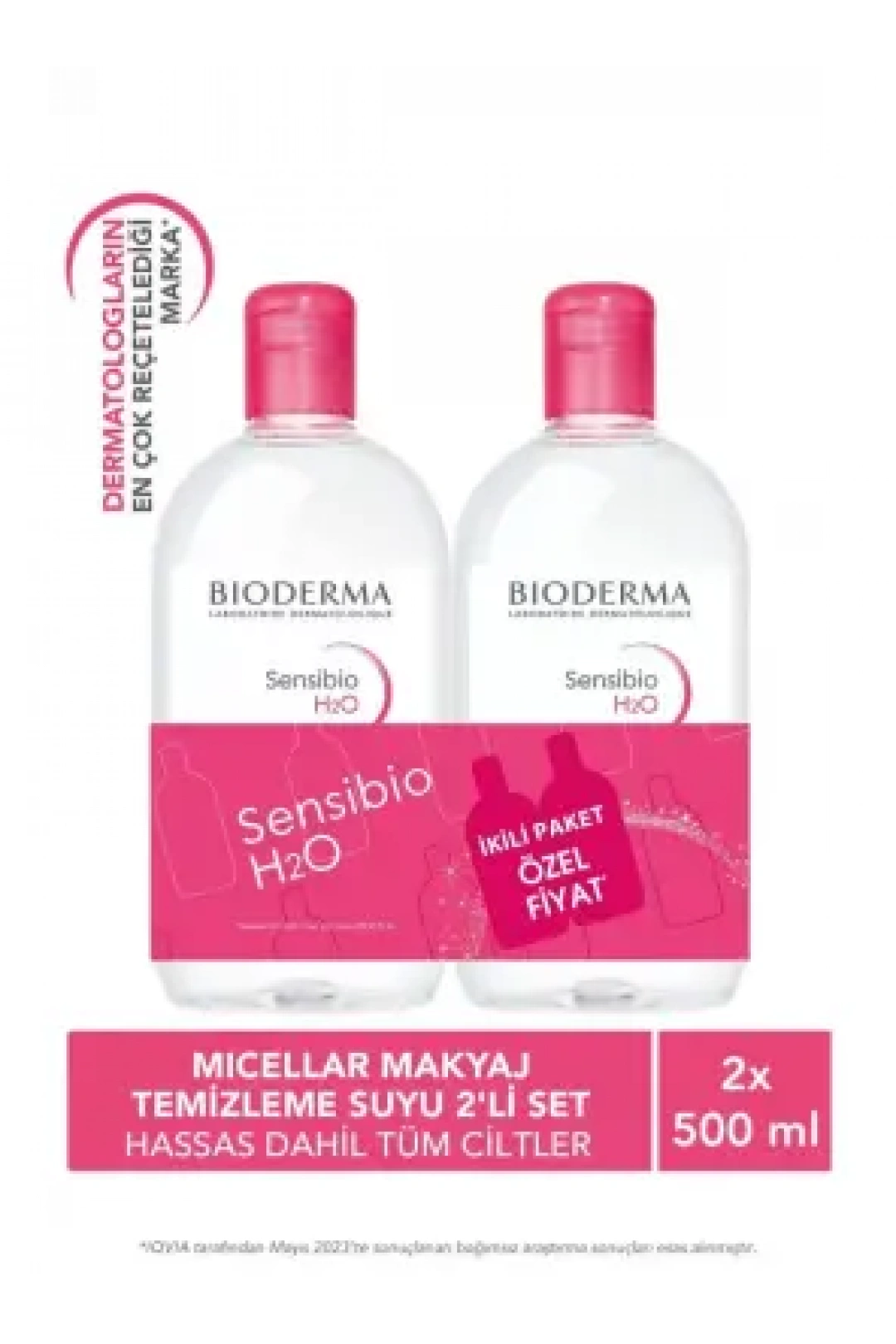 Bioderma Sensibio H2O İkiz Kofre 500 ml+500 ml