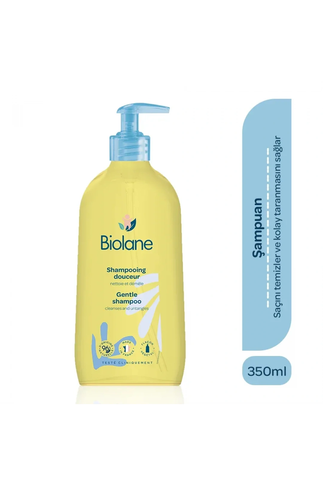 Biolane Gentle Shampoo - Hassas Cilt Şampuanı - 350 ml