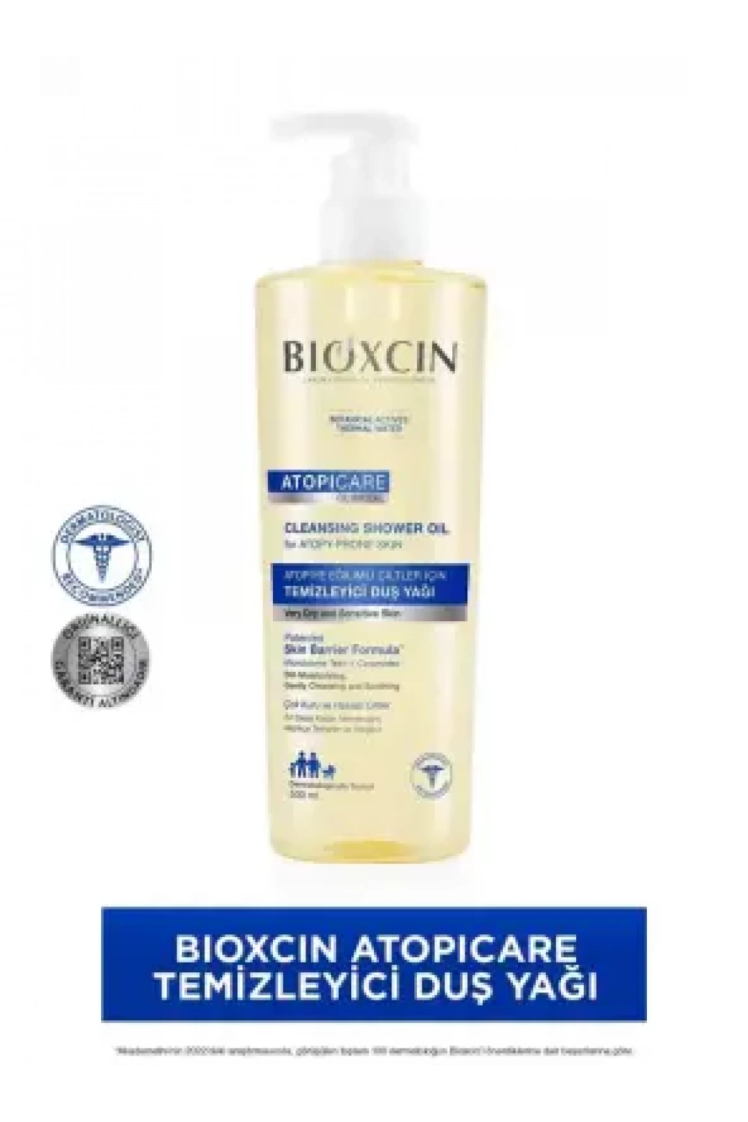 Bioxcin Atopicare Atopiye Eğilimli Ciltler İçin Temizleyici Duş Yağı 500 ml