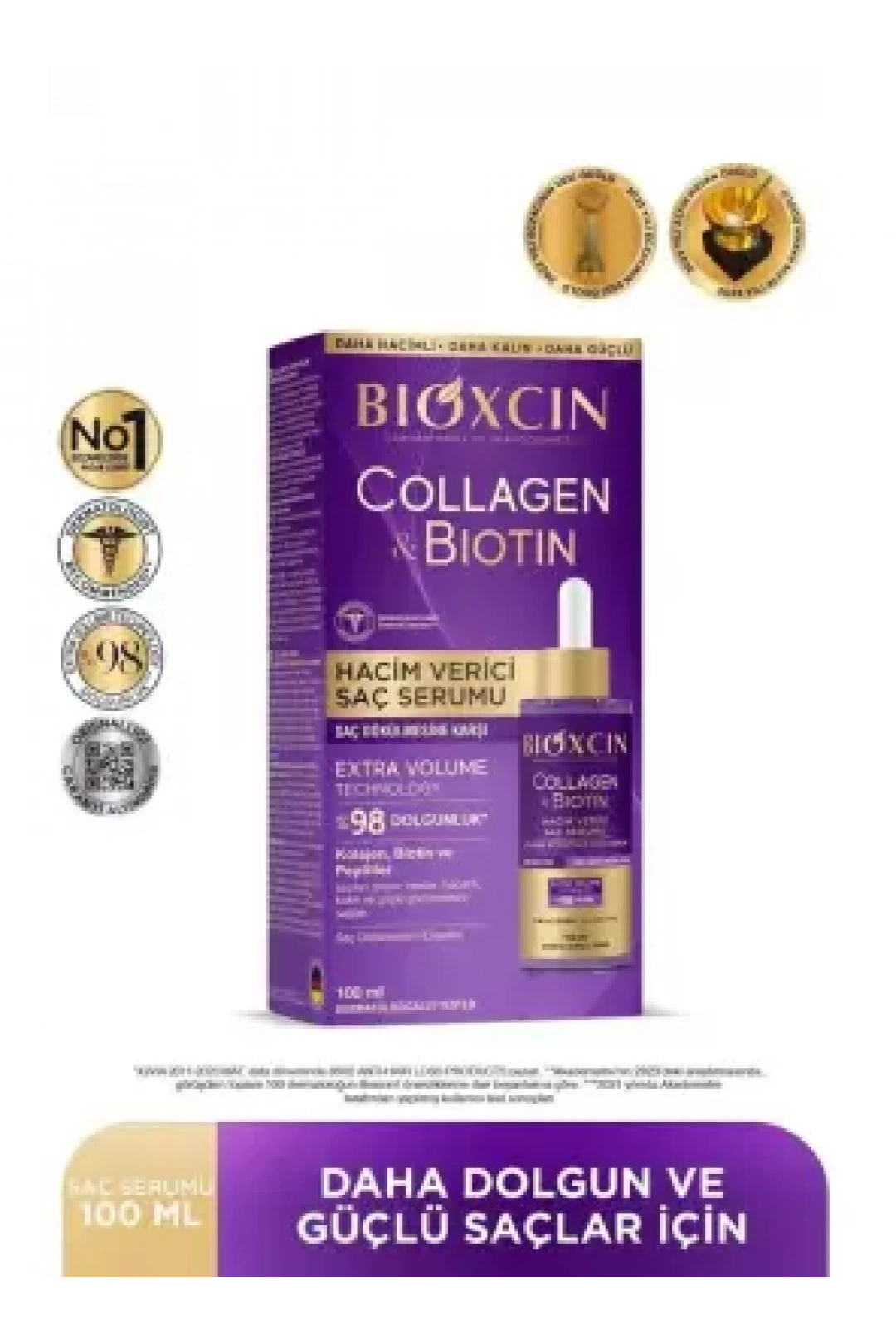 Bioxcin Collagen & Biotin Hacim Veren Saç Serumu 100ml