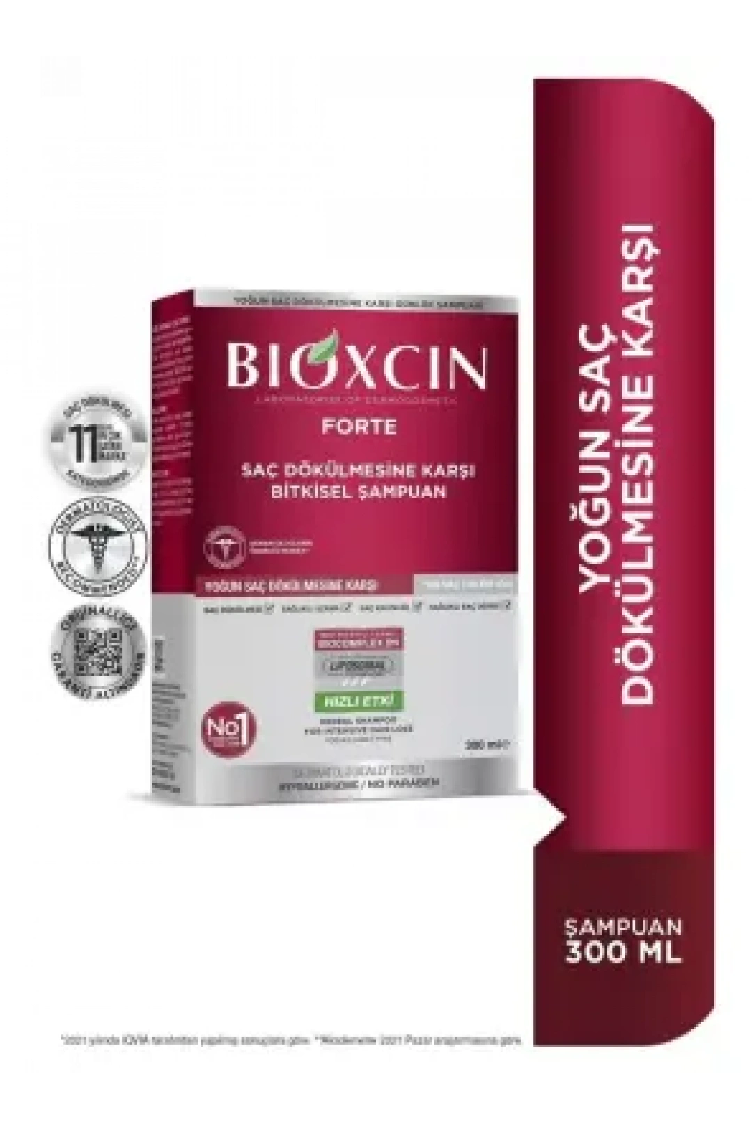 Bioxcin Forte Saç Dökülmesine Karşı Bitkisel Şampuan 300 ml