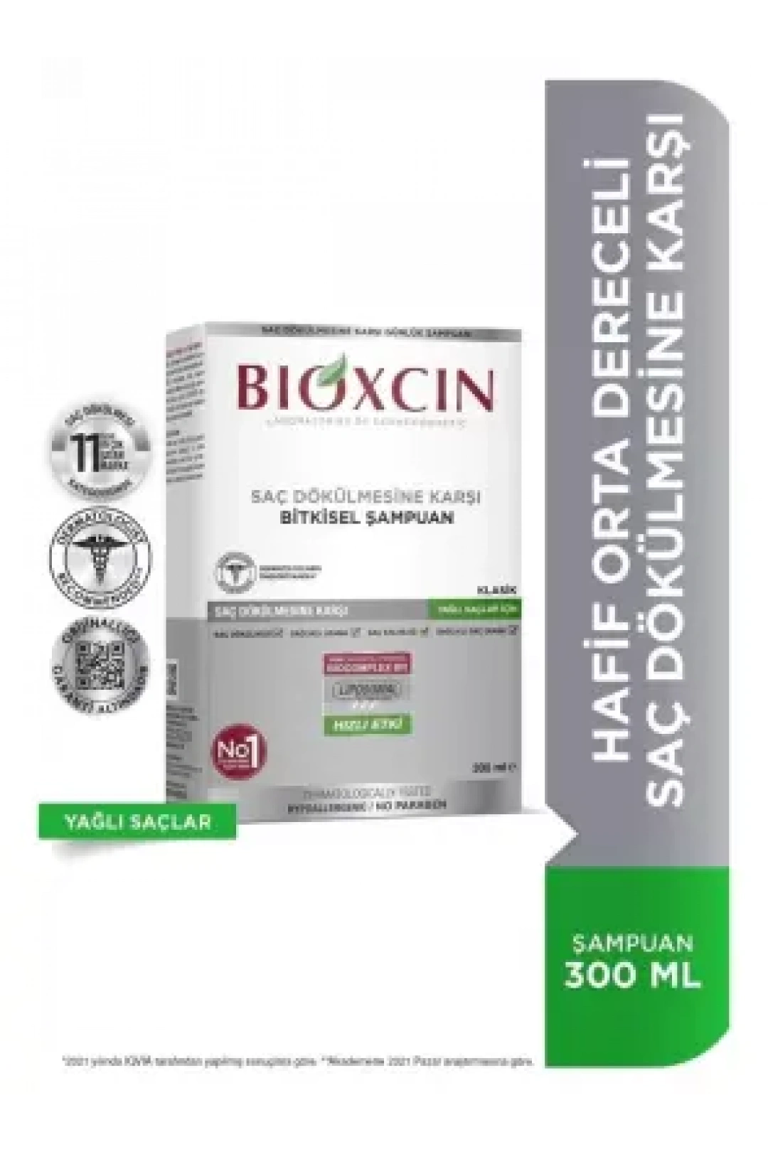 Bioxcin Klasik Şampuan Yağlı Saçlar 300 ml