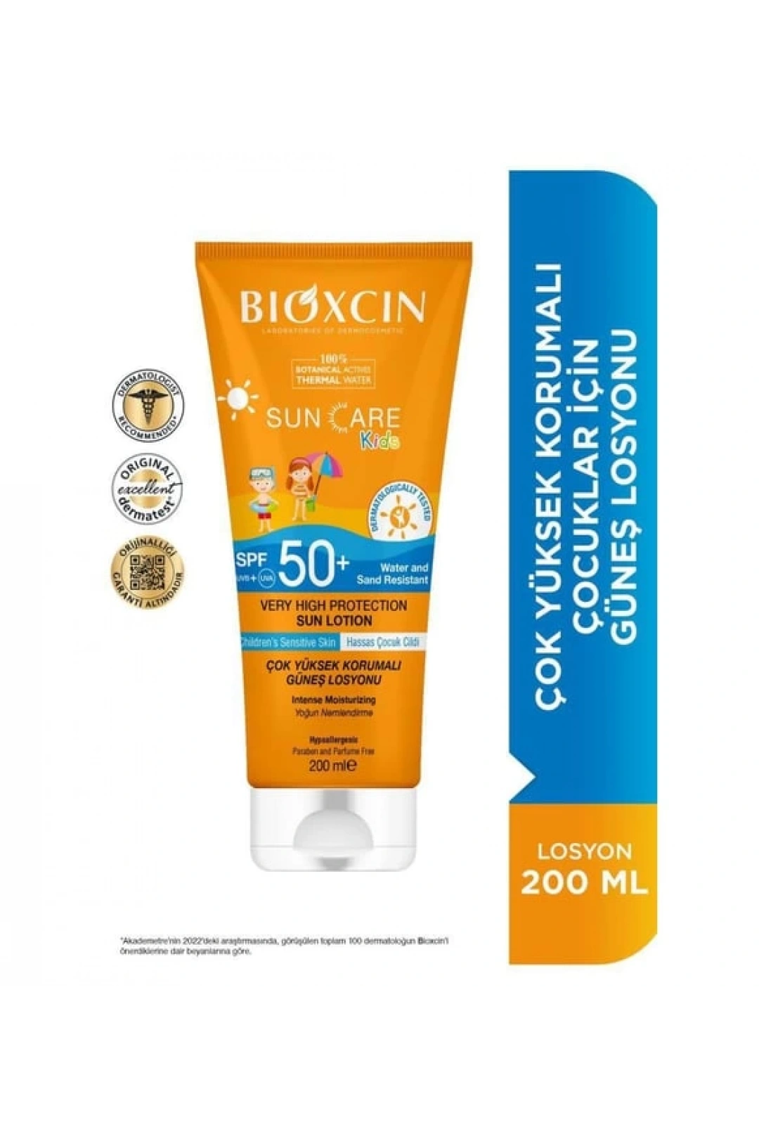 Bioxcin Sun Care Çocuklar için Güneş Losyonu SPF 50+ 200 ml