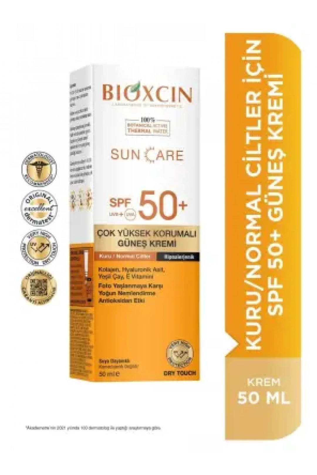 Bioxcin Sun Care Kuru/Normal Ciltler İçin Güneş Kremi Spf 50+ 50 ml