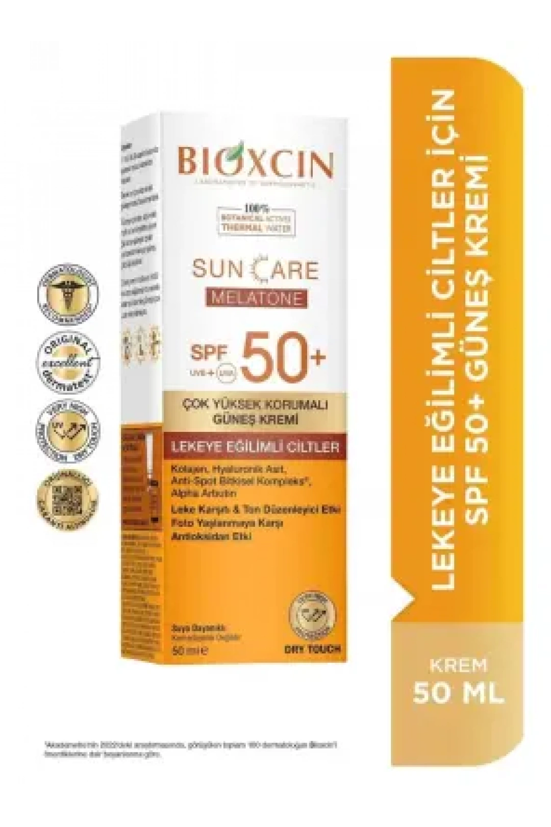 Bioxcin Sun Care Melatone Lekeli Ciltler İçin Güneş Kremi Spf 50+ 50 ml