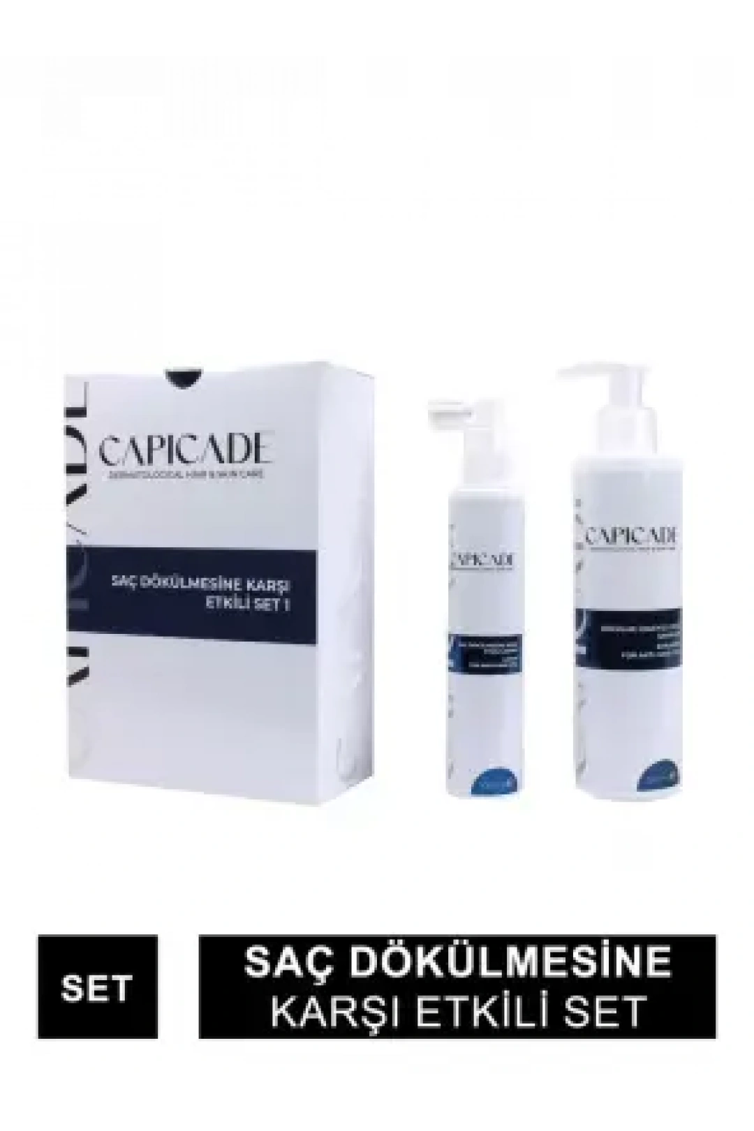 Capicade Saç Dökülmesine Karşı Etkili Set - Şampuan + Losyon - 220+100 ml
