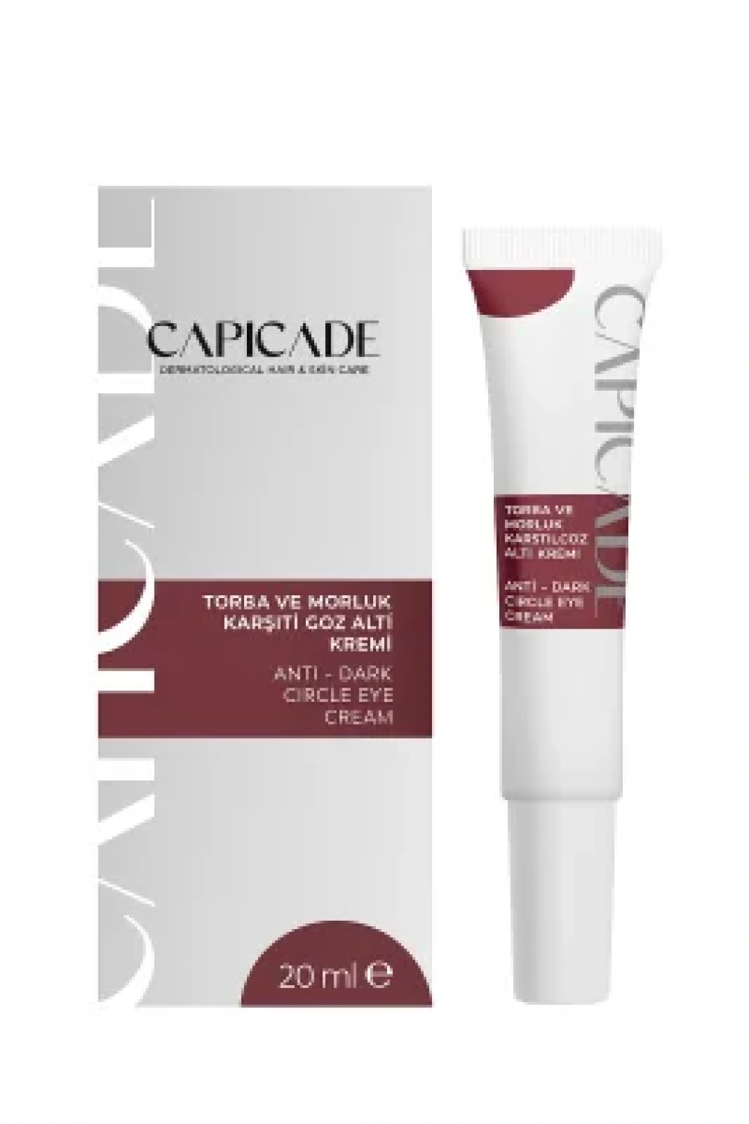 Capicade Torba Ve Morluk Karşıtı Göz Altı Kremi 20 ml